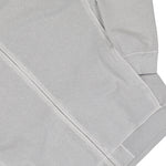 Stone Island Malfile Fleece Old Effect Zip Up Hoodie Sweater Pearl Grey Tracksuit Tops L1S156100032-S0060 V0161 Detail View 4 | GATE
