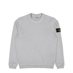 Stone Island Malfile Fleece Old Effect Sweatshirt Pearl Grey Sweatshirts L1S156100034-S0060 V0161 Detail View 1 | GATE
