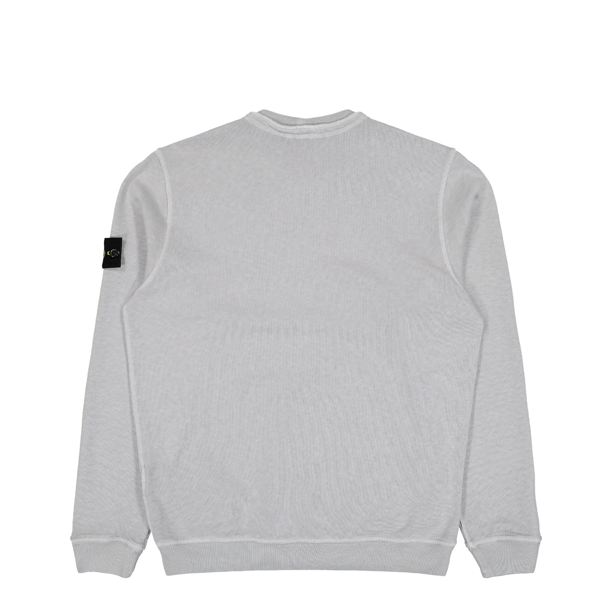 Stone Island Malfile Fleece Old Effect Sweatshirt Pearl Grey Sweatshirts L1S156100034-S0060 V0161 Detail View 2 | GATE
