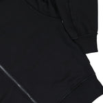 Stone Island Organic Cotton Fleece Zip Up Hoodie Sweater Black Tracksuit Tops L1S156100039-S0051 V0029 Detail View 4 | GATE

