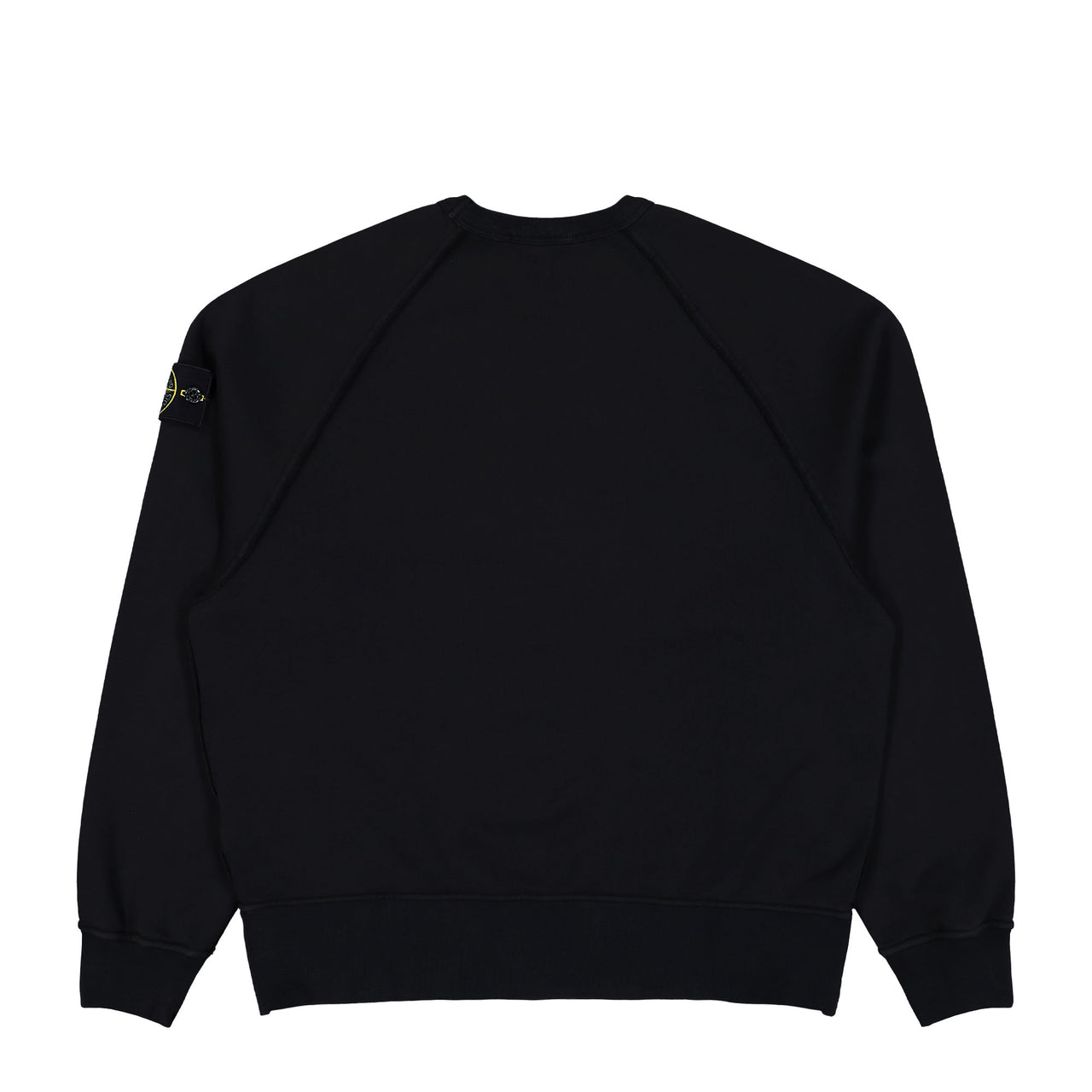 Stone Island Organic Cotton Fleece Sweatshirt Black  Sweatshirts L1S156100041-S0051 V0029  Detail View 1 | GATE
