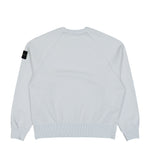 Stone Island Organic Cotton Fleece Sweatshirt Sky Blue Sweatshirts L1S156100041-S0051 V0041 Detail View 2 | GATE
