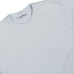 Stone Island Organic Cotton Fleece Sweatshirt Sky Blue Sweatshirts L1S156100041-S0051 V0041 Detail View 3 | GATE
