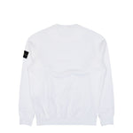 Stone Island Organic Cotton Fleece Sweatshirt White Sweatshirts L1S156100060-S0051 V0001 Detail View 2 | GATE
