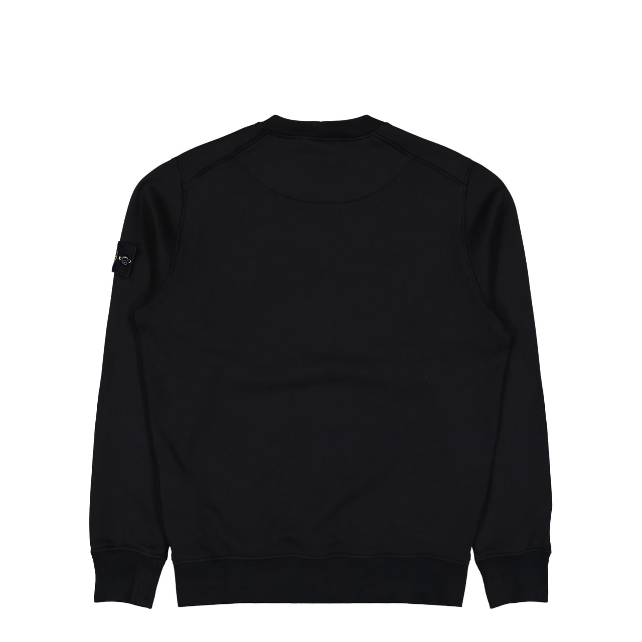 Stone Island Organic Cotton Fleece Sweatshirt Black Sweatshirts L1S156100060-S0051 V0029 Detail View 1 | GATE
