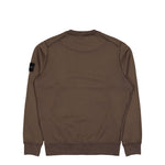 Stone Island Organic Cotton Fleece Sweatshirt Shadow Brown Sweatshirts L1S156100060-S0051 V007C Detail View 2 | GATE
