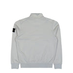 Stone Island Organic Cotton Fleece Zip Up Cardigan Pearl Grey Tracksuit Tops L1S156100063-S0051 V0061 Detail View 2 | GATE
