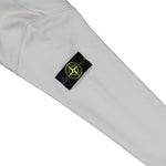 Stone Island Organic Cotton Fleece Zip Up Cardigan Pearl Grey Tracksuit Tops L1S156100063-S0051 V0061 Detail View 5 | GATE
