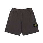 Stone Island Malfile Fleece Old Effect Shorts Charcoal  Shorts L1S156200014-S0060 V0165 Detail View 1 | GATE
