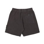 Stone Island Malfile Fleece Old Effect Shorts Charcoal  Shorts L1S156200014-S0060 V0165 Detail View 2 | GATE
