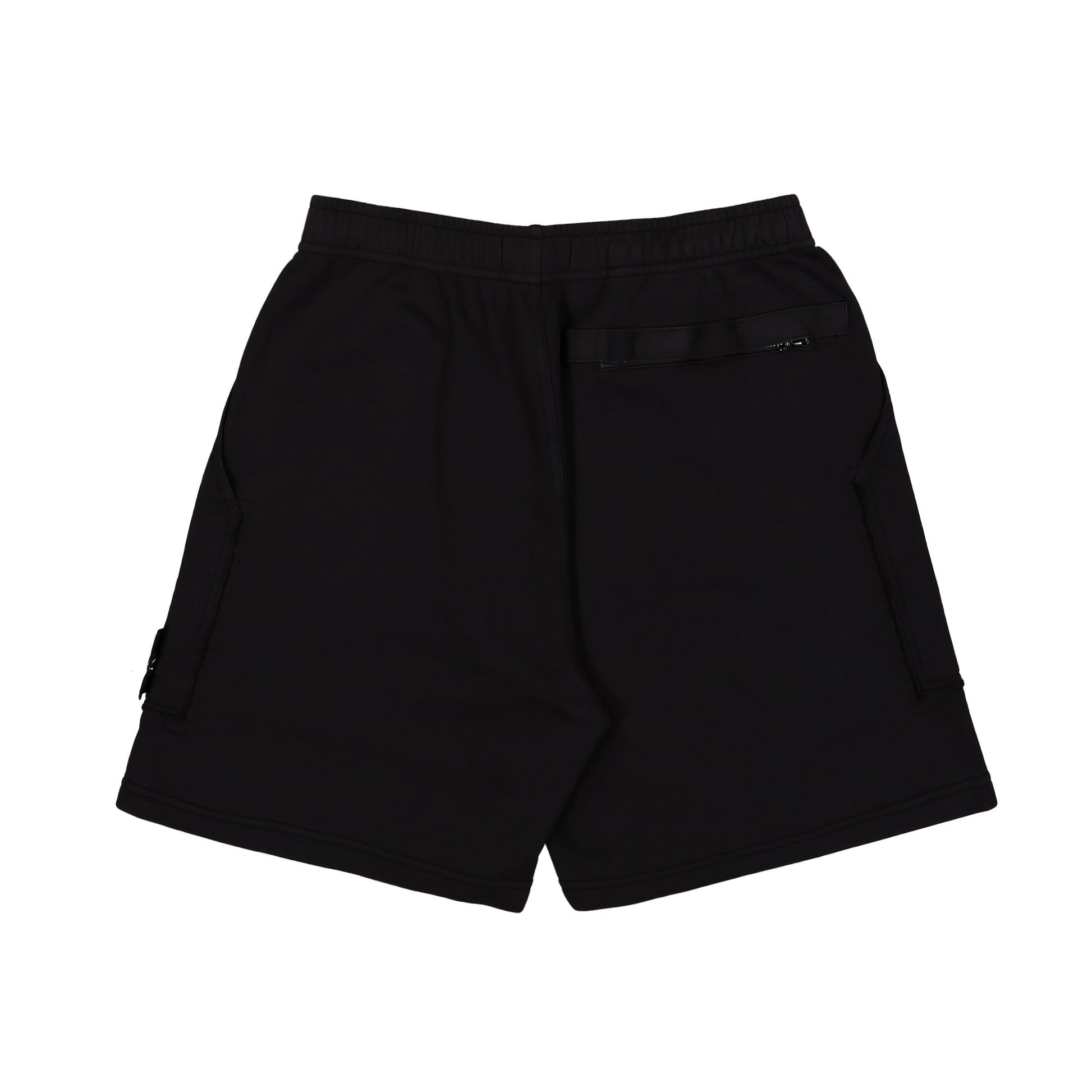 Stone Island Organic Cotton Fleece Shorts Black  Shorts L1S156200022-S0051 V0029 Detail View 2 | GATE
