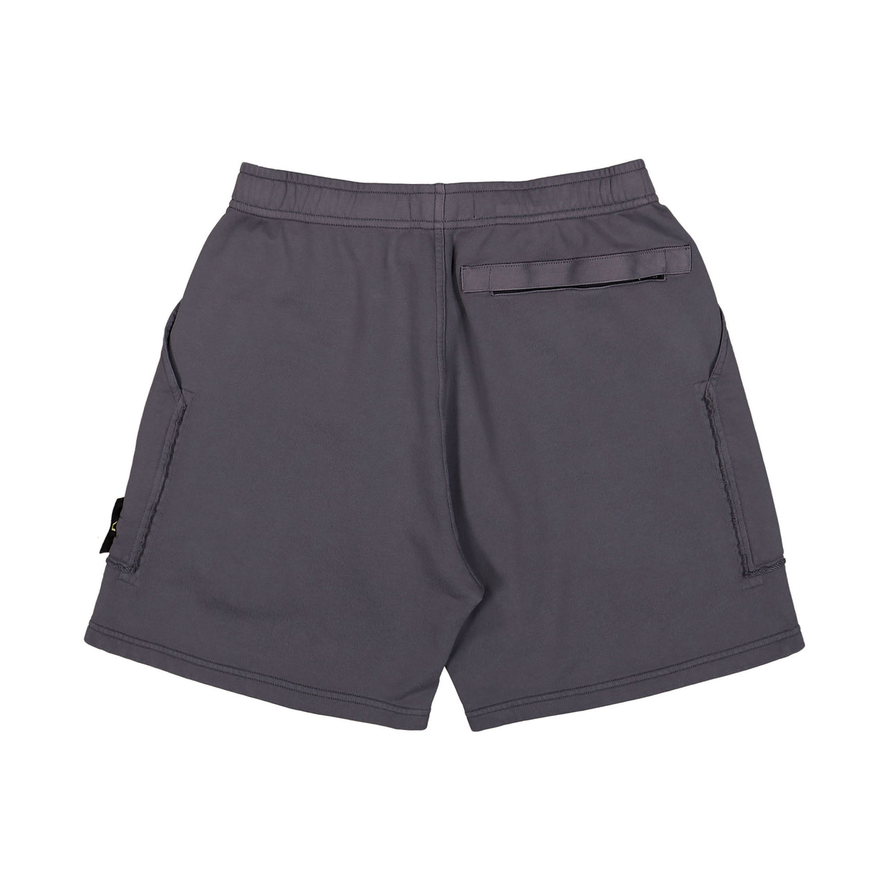 Stone Island Organic Cotton Fleece Shorts Blue Grey Shorts L1S156200022-S0051 V002D Detail View 1 | GATE

