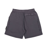 Stone Island Organic Cotton Fleece Shorts Blue Grey Shorts L1S156200022-S0051 V002D Detail View 2 | GATE
