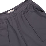 Stone Island Organic Cotton Fleece Shorts Blue Grey Shorts L1S156200022-S0051 V002D Detail View 4 | GATE
