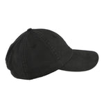 Stone Island Brushed Cotton Gabardine Hat Baseball Cap Black Caps L1S159100002-S0106 V0029 Detail View 3 | GATE
