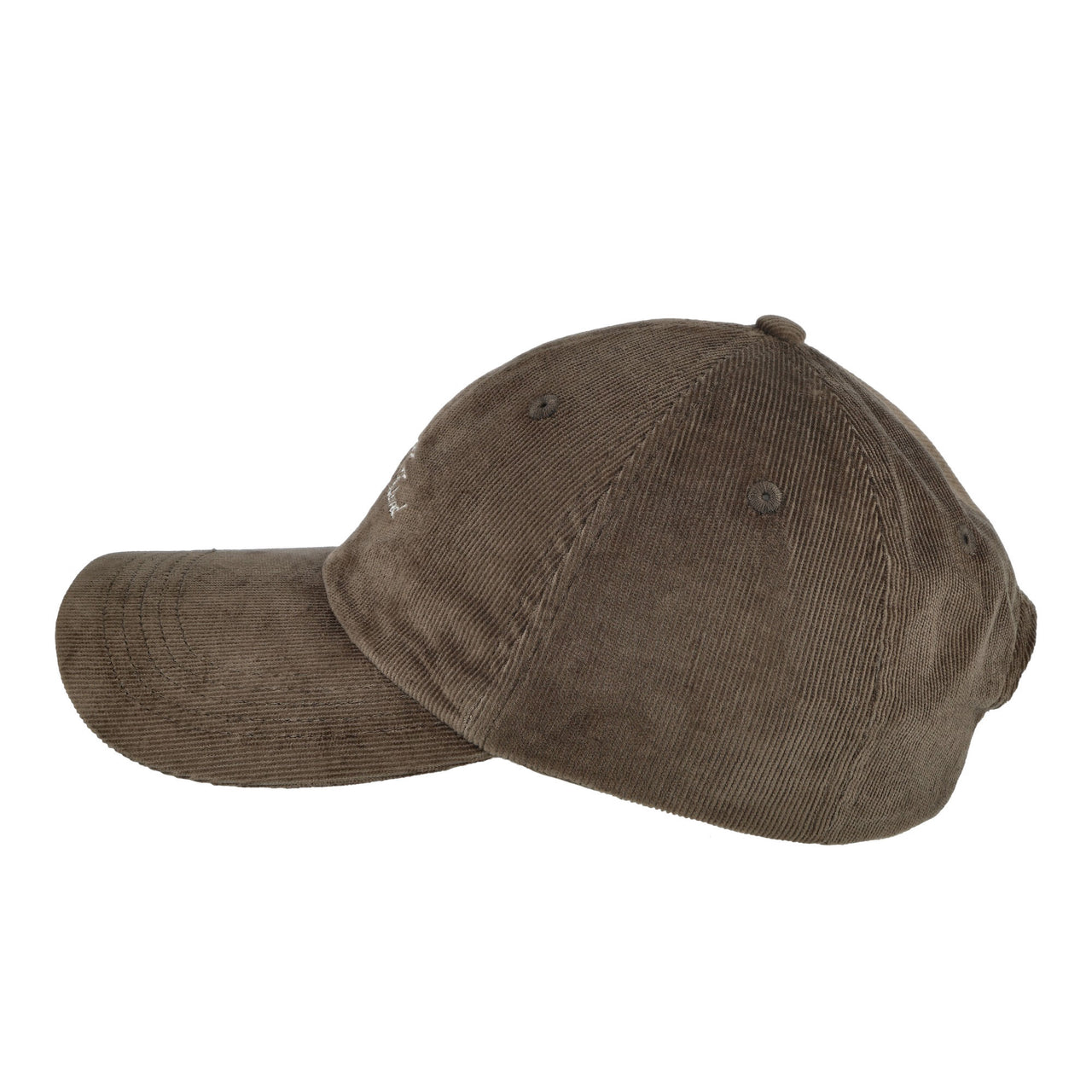 Stone Island Cotton Micro Corduroy Baseball Cap Shadow Brown Caps L1S159100005-S0144 V007C Detail View 1 | GATE
