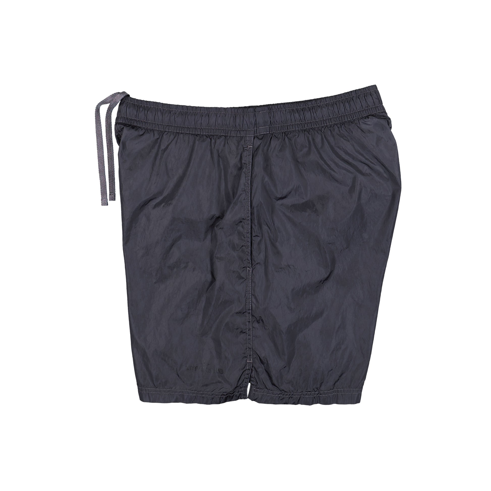 Stone Island Nylon Econyl Swim Shorts Blue Grey Swim Trunks L1S15B100002-S0E13 V002D Detail View 3 | GATE
