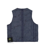 Stone Island Faded Camo Light Ripstop-TC Vest Blue Grey Vest L1S15G100006-S00E9 V002D Detail View 2 | GATE
