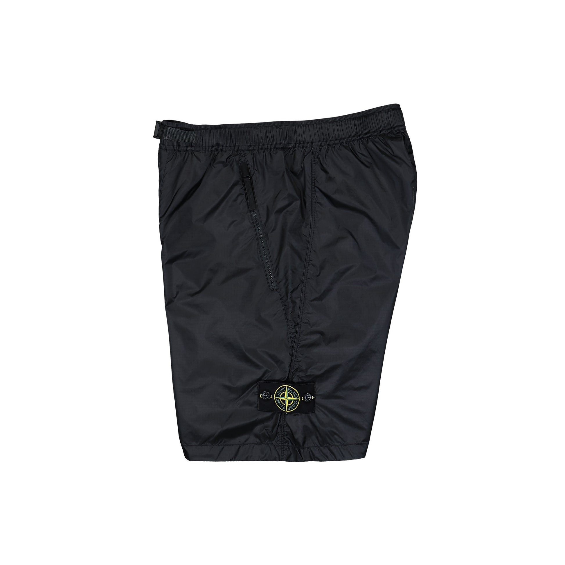 Stone Island Light Ripstop Cordura Advance Fabrics Shorts Navy Blue Shorts L1S15L100006-S0163 V0020 Detail View 3 | GATE
