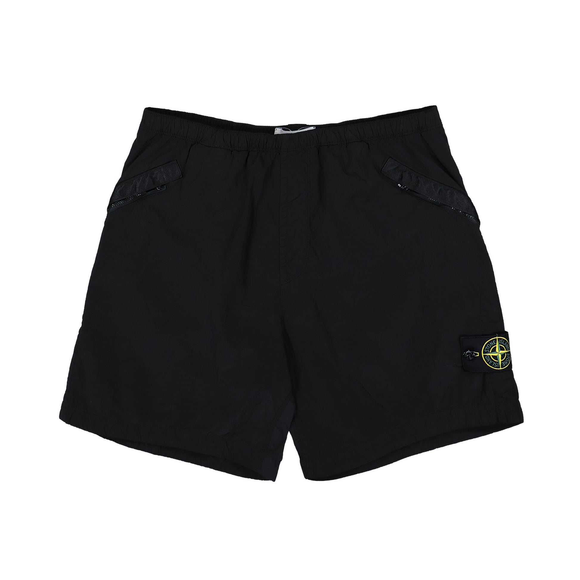 Stone Island Nylon Metal In Econyl Bermuda Shorts Black Shorts L1S15L100008-S0019 V0029 Detail View 1 | GATE
