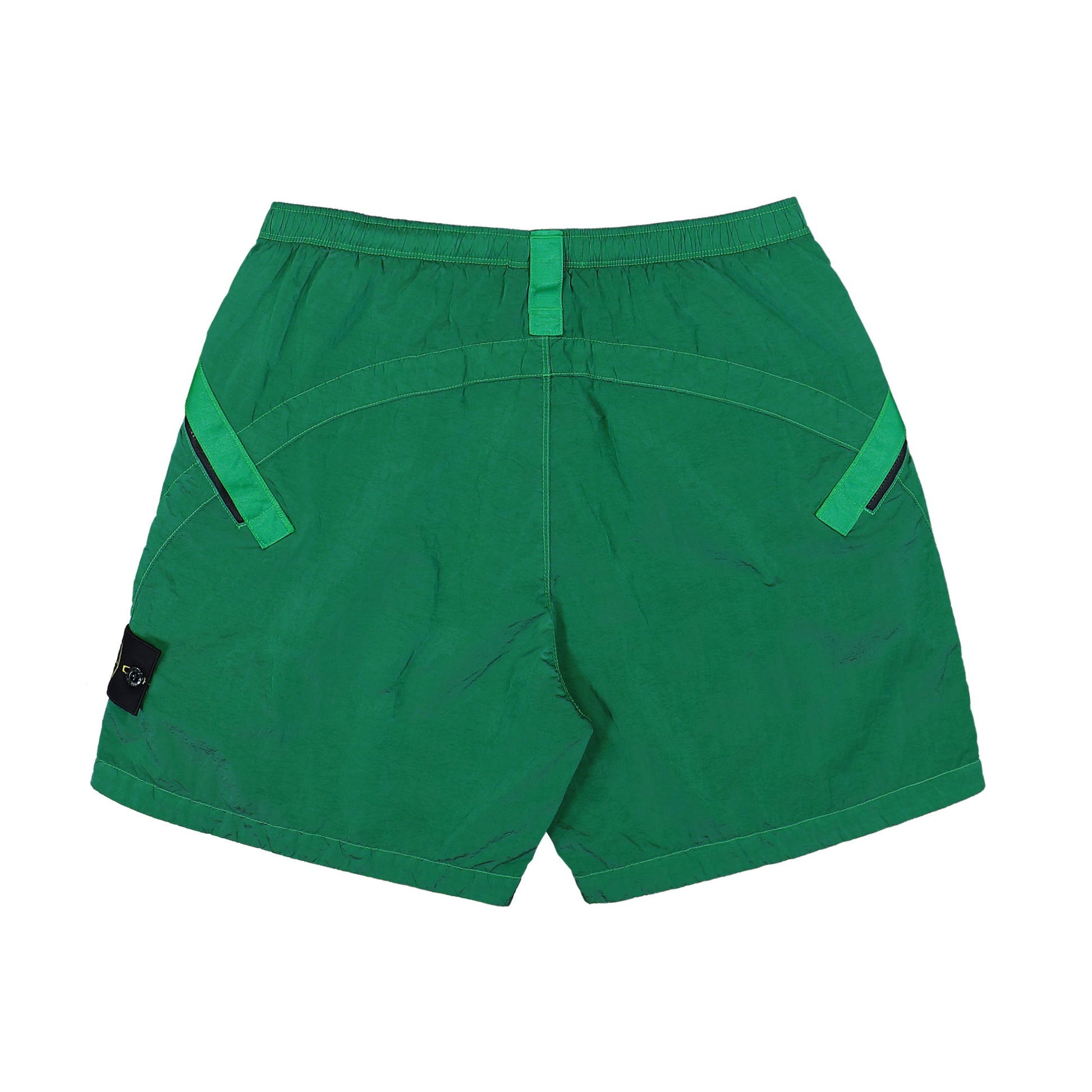 Stone Island Nylon Metal In Econyl Bermuda Shorts Malachite Shorts L1S15L100008-S0019 V005H Detail View 2 | GATE
