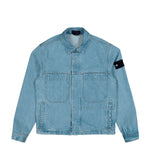 Stone Island Coach Jacket W Button Fastening Blue Light Wash Jackets L2S144100006-S0J33 VJ204 Detail View 1 | GATE