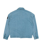 Stone Island Coach Jacket W Button Fastening Blue Light Wash Jackets L2S144100006-S0J33 VJ204 Detail View 2 | GATE