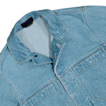 Stone Island Coach Jacket W Button Fastening Blue Light Wash Jackets L2S144100006-S0J33 VJ204 Detail View 3 | GATE