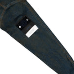 Stone Island Laser Pigment Indigo Denim Biker Jacket Blue Black Jackets L2S144100006-S0J40 VJ229 Detail View 5 | GATE