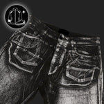 Stone Island Light Bull Denim-TC Reflective Lamination Jeans Grey Denim L2S14J100005-S0J28 V0060 Detail View 3 | GATE