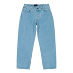 Stone Island Indigo Denim Grainy Wash Five-Pocket Jeans Blue Light Wash Denim L2S14J100006-S0J33 VJ204 Detail View 1 | GATE