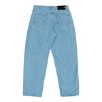 Stone Island Indigo Denim Grainy Wash Five-Pocket Jeans Blue Light Wash Denim L2S14J100006-S0J33 VJ204 Detail View 2 | GATE