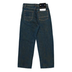Stone Island Loose-Fit Laser Pigment Indigo Denim Trousers Blue Black Denim L2S14J100006-S0J40 VJ229 Detail View 2 | GATE