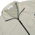Stone Island Comfort-Fit Zip-Up Overshirt With Chest Pocket Sand Jackets L2S151200015-S0474 V0095 Detail View 3 | GATE