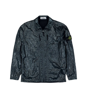 Stone Island Overshirt W Polyurethanic Resin Coating Black Jackets L2S151200031-S0445 V005S Detail View 1 | GATE