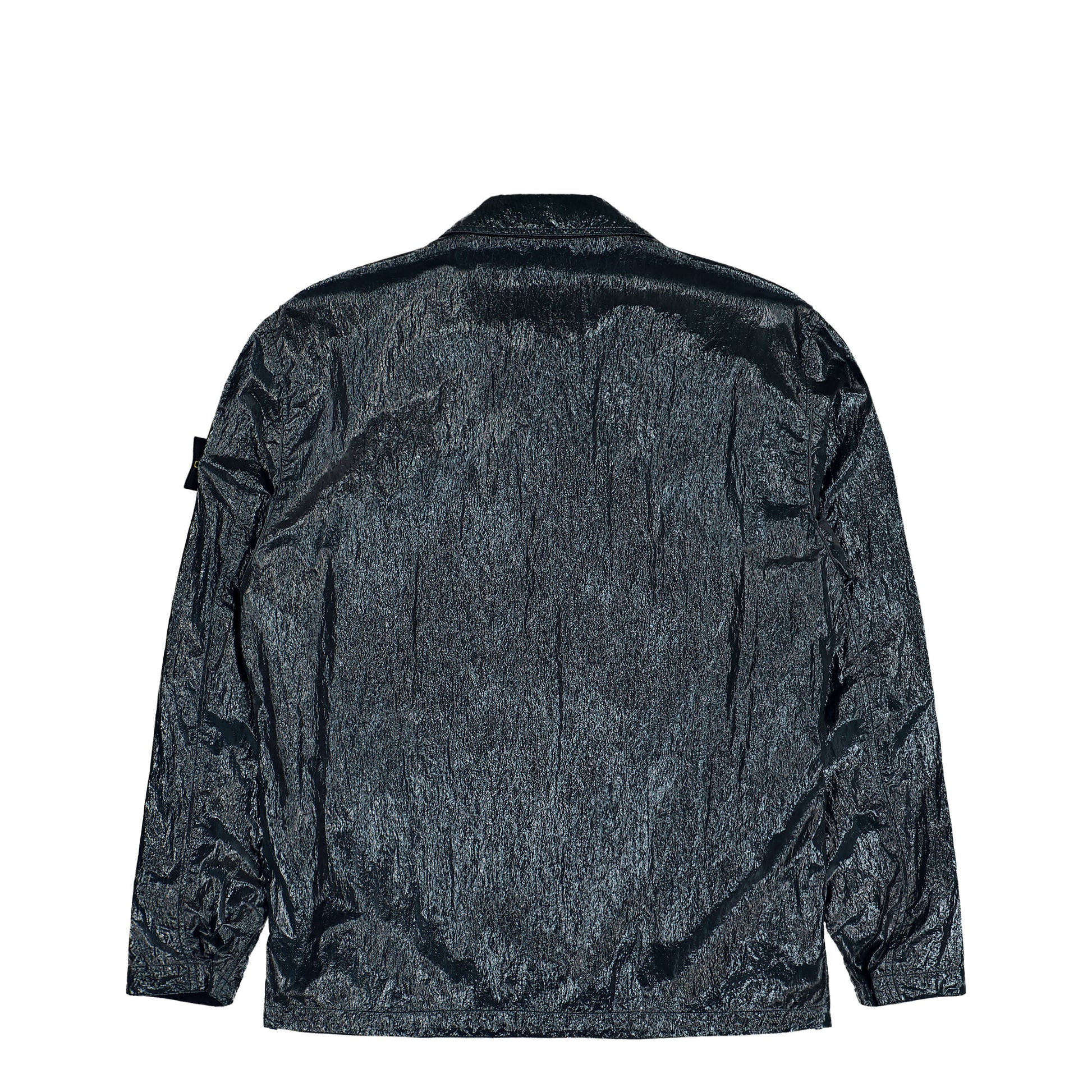 Stone Island Overshirt W Polyurethanic Resin Coating Black Jackets L2S151200031-S0445 V005S Detail View 2 | GATE