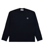 Stone Island Tonal Compass Patch Longsleeve T-Shirt Navy Blue Longsleeves L2S152100007-S0500 V0020 Detail View 1 | GATE