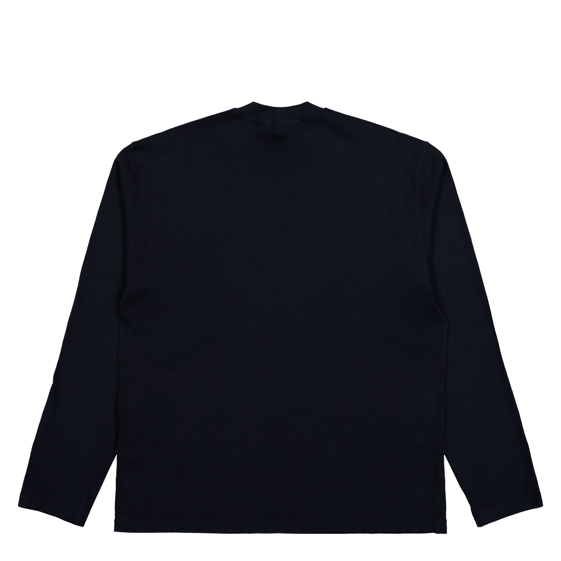 Stone Island Tonal Compass Patch Longsleeve T-Shirt Navy Blue Longsleeves L2S152100007-S0500 V0020 Detail View 2 | GATE