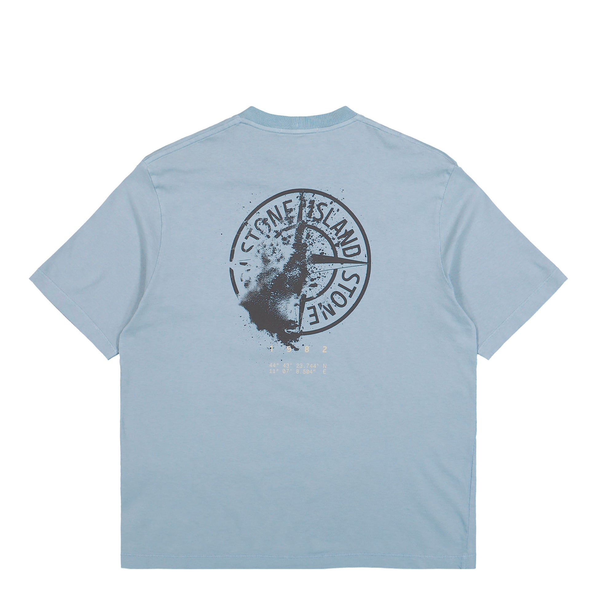 Stone Island Desert Print T-Shirt Ash Grey T-Shirts L2S152100001-S0534 V0049 Detail View 2 | GATE
