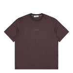 Stone Island Compass Back Print SS T-Shirt Dark Burgundy T-Shirts L2S152100001-S0E19 V0011 Detail View 1 | GATE