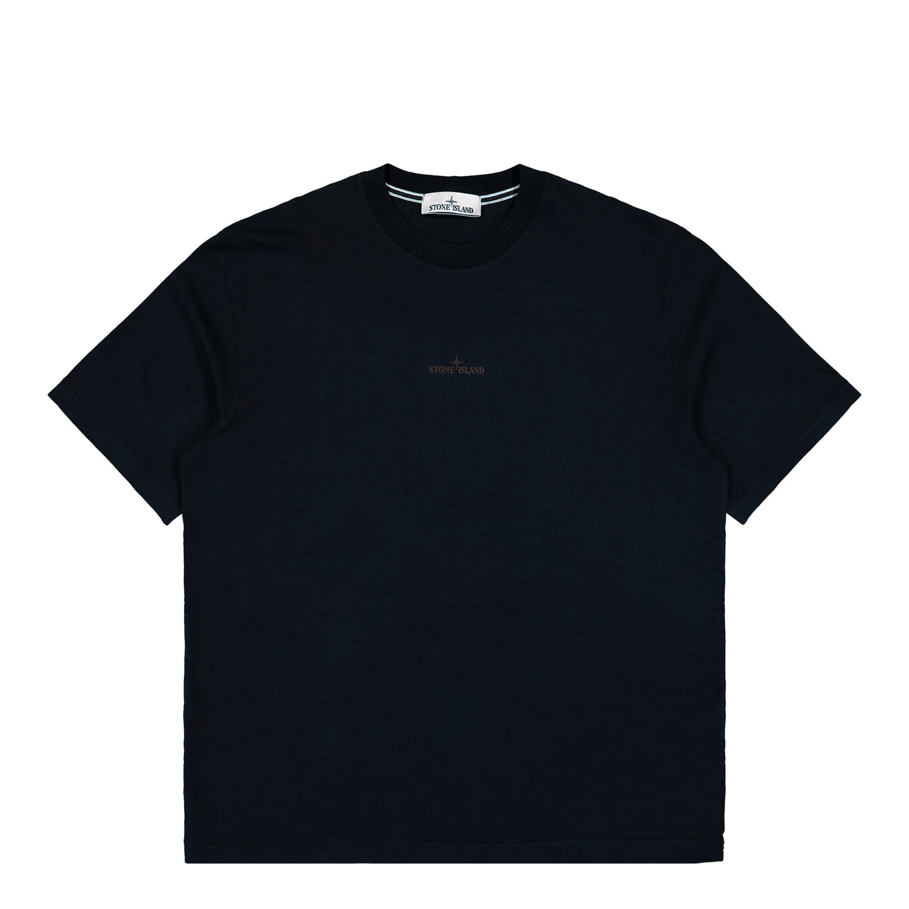 Stone Island Compass Back Print SS T-Shirt Navy Blue T-Shirts L2S152100001-S0E19 V0020 Detail View 1 | GATE