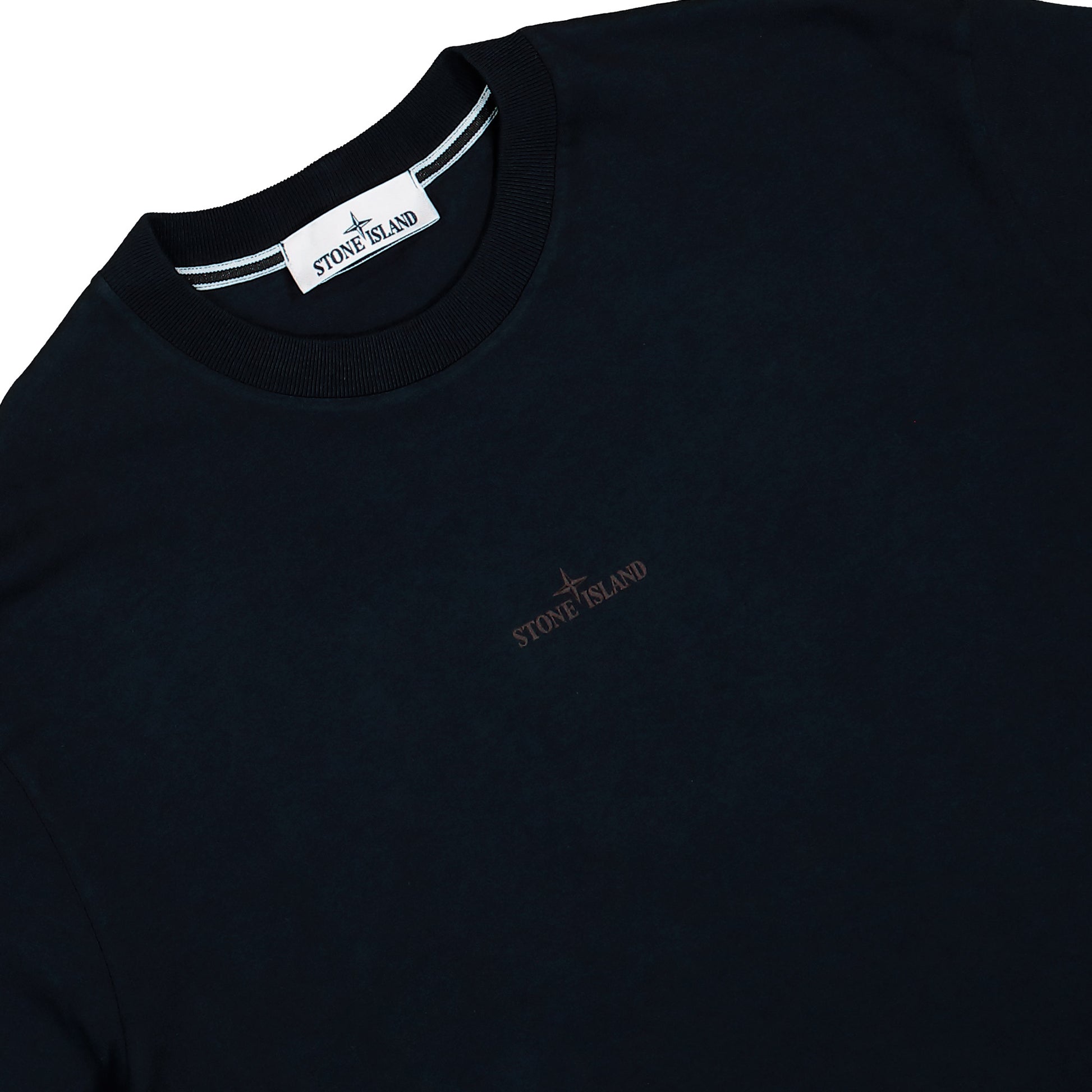 Stone Island Compass Back Print SS T-Shirt Navy Blue T-Shirts L2S152100001-S0E19 V0020 Detail View 3 | GATE