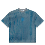 Stone Island Laser Colour Garment Dyed Bark Print T-Shirt Grey T-Shirts L2S152100002-S0440 V0060 Detail View 1 | GATE