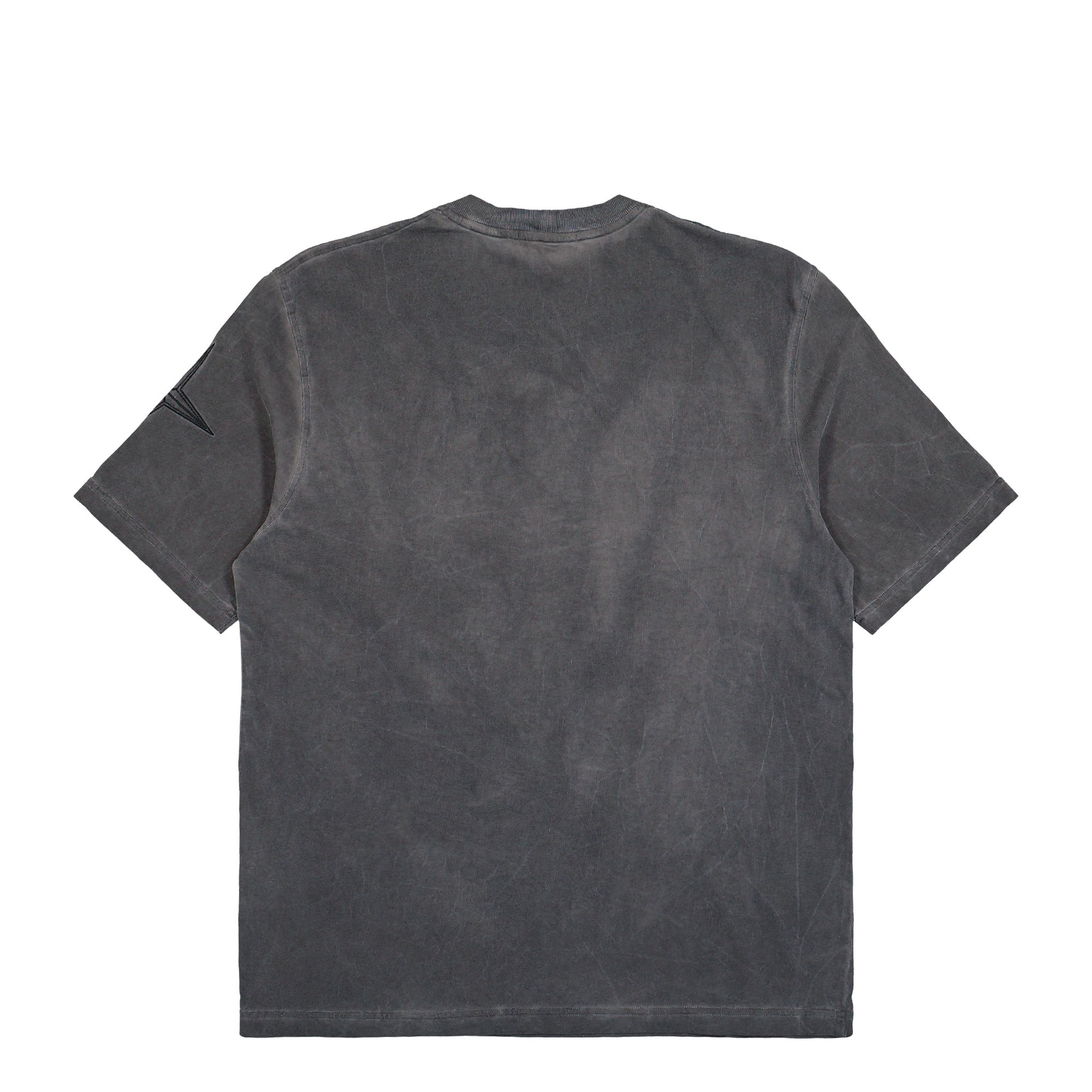 Stone Island Uneven Pigment Dyed T-Shirt Black  T-Shirts L2S152100024-S00V3 V0029 Detail View 2 | GATE
