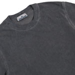 Stone Island Uneven Pigment Dyed T-Shirt Black  T-Shirts L2S152100024-S00V3 V0029 Detail View 3 | GATE
