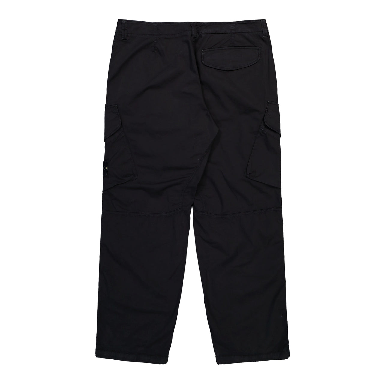 Stone Island Loose-Fit Cargo Trousers With Snap Pockets Black Pants L2S153100003-S0A10 V0029 Detail View 1 | GATE