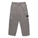 Stone Island Loose-Fit Cargo Trousers With Drawstring Cuffs Grey Pants L2S153100038-S00T6 V0060 Detail View 1 | GATE