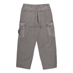 Stone Island Loose-Fit Cargo Trousers With Drawstring Cuffs Grey Pants L2S153100038-S00T6 V0060 Detail View 2 | GATE