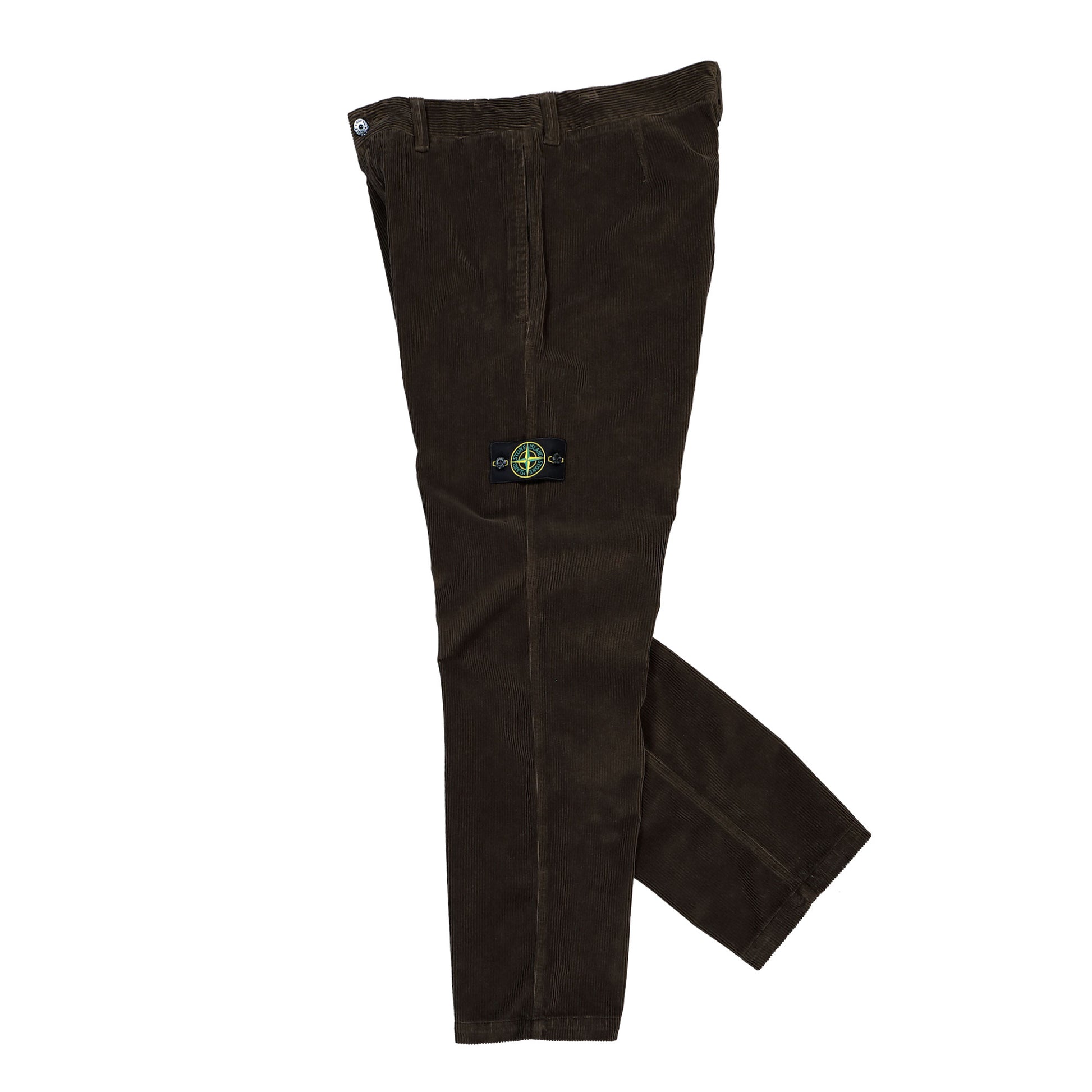 Stone Island Regular-Fit Chino Trousers With Contrast Pocket Coal Grey Pants L2S153100059-S0212 V0078 Detail View 3 | GATE