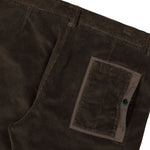 Stone Island Regular-Fit Chino Trousers With Contrast Pocket Coal Grey Pants L2S153100059-S0212 V0078 Detail View 5 | GATE